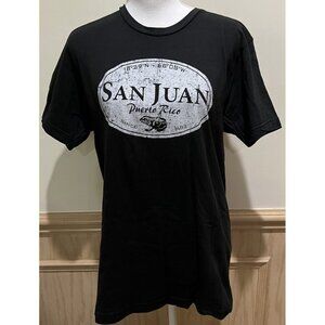 San Juan Puerto Rico T-Shirt ~ Size Medium ~ Black